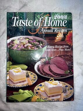 Taste of Home 2003 Annual Recipes Cookbook - Green and Brown